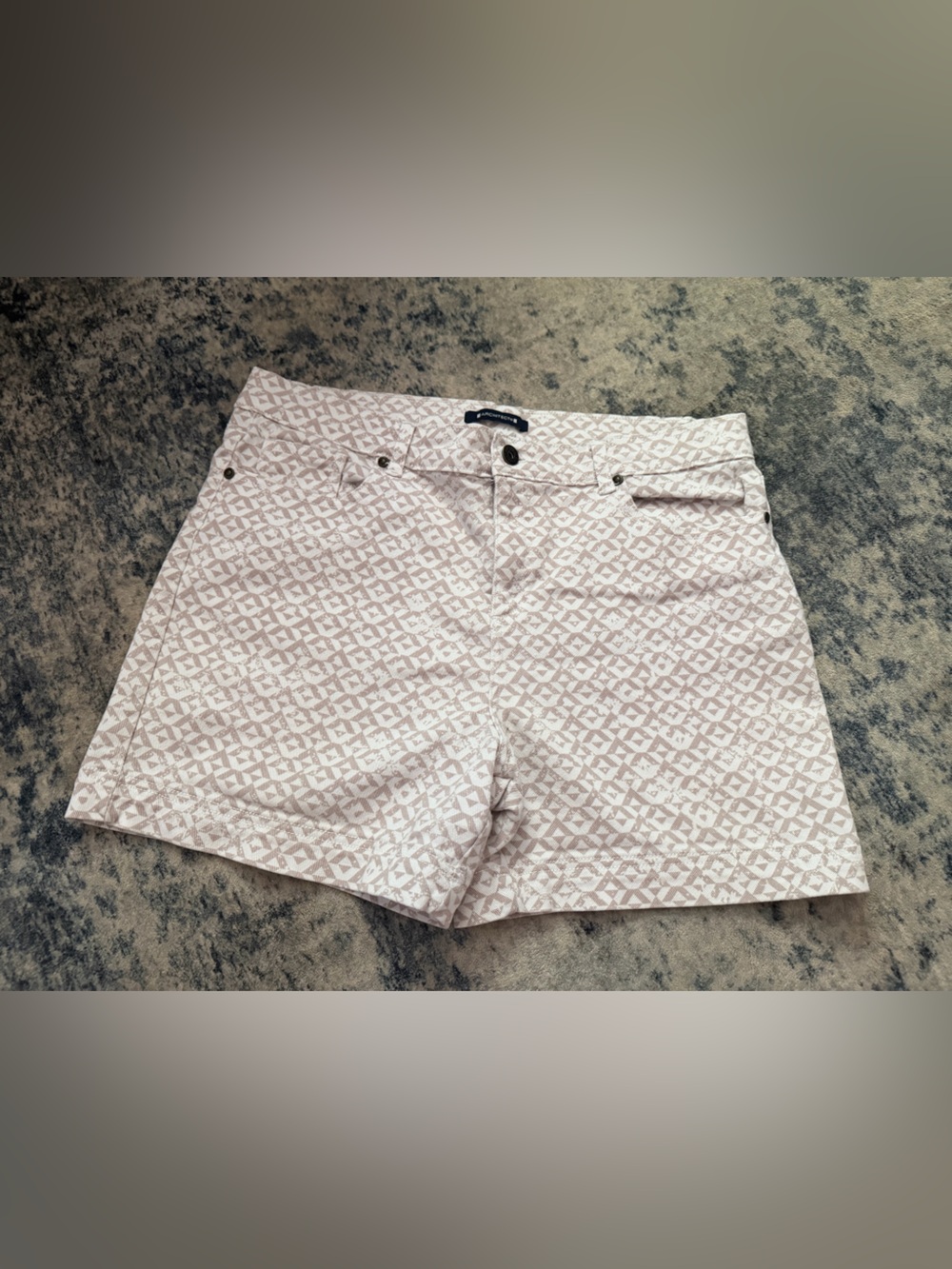 Architect Women's Pink Patterned Bermuda Shorts